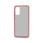 Wholesale Samsung Galaxy S20 (6.2in) Slim Matte Hybrid Bumper Case (Smoke Red)